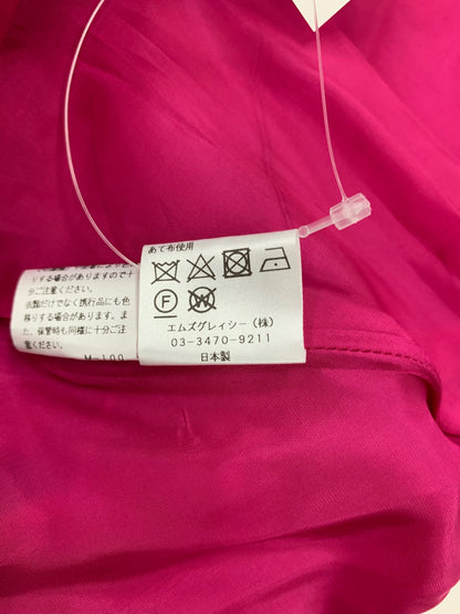 エムズグレイシー 117330 スカート 38 ピンク フラワー刺繍 ITLV61Z3Y5UK