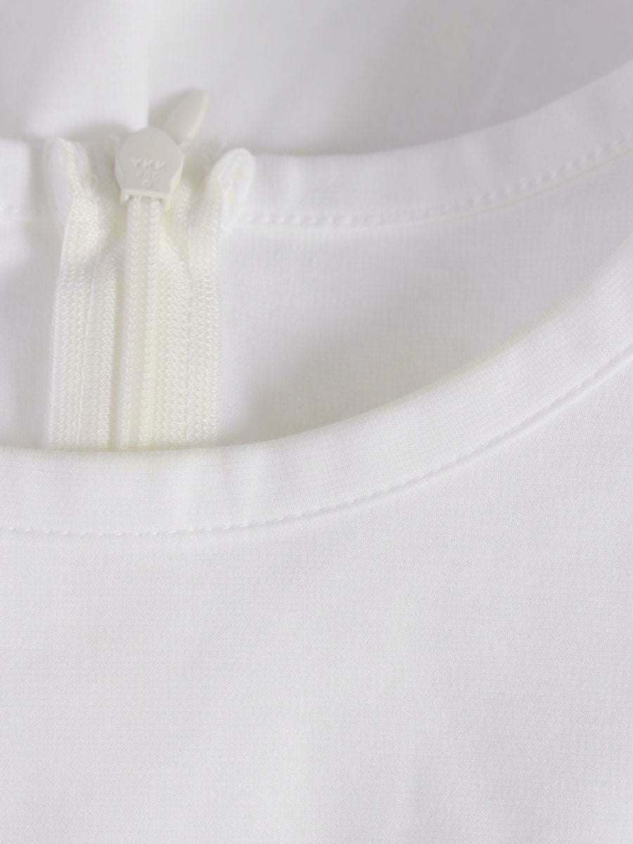 ボーダーズアットバルコニー BD2211-2C-13 Tシャツ カットソー 38 ホワイト パフスリーブ ITQQD0UV317P 【SALE】