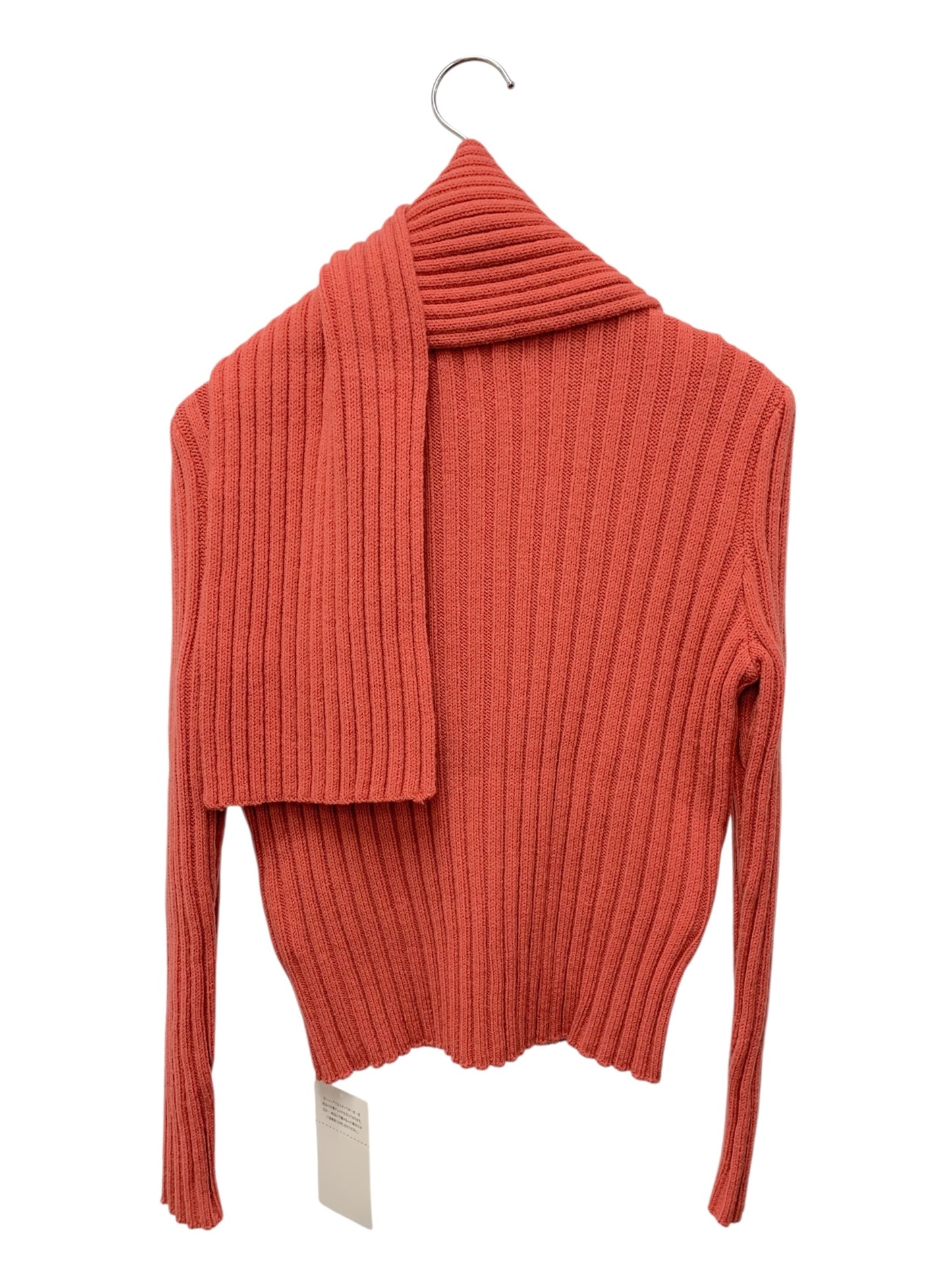 エムズグレイシー 428574 カーディガン ピンク ナイロン 切替 ニット ストール付き IT3S5WR1OC0C