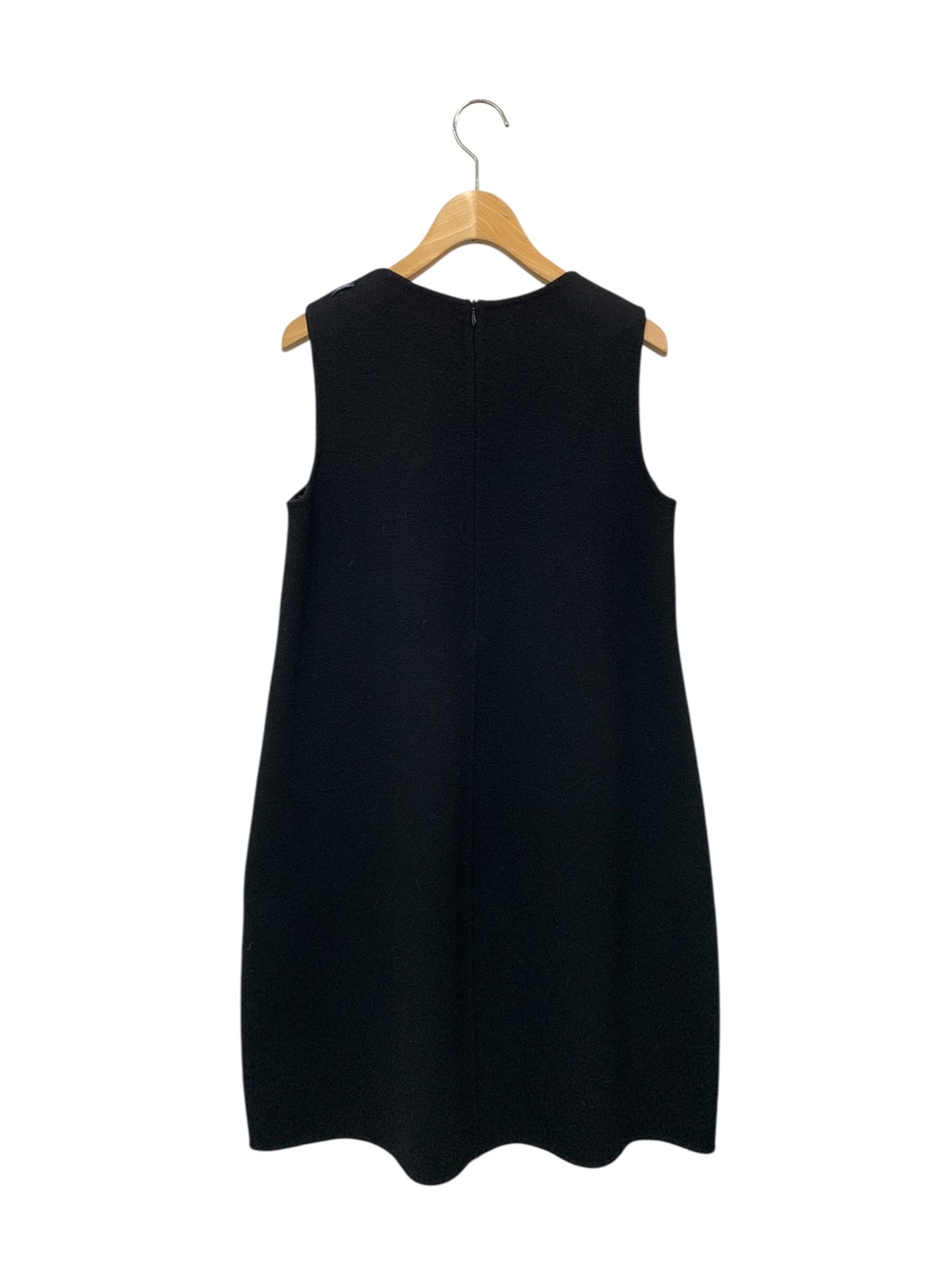 エスマックスマーラ CUCITO AMANO 92260533075 ワンピース 42 ブラック ウール ITNDBFOV6E8B