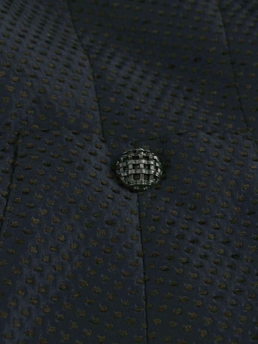 ルネ 6933380 ジャケット 36 ネイビー リボン ドット ITK6OY64GYV6