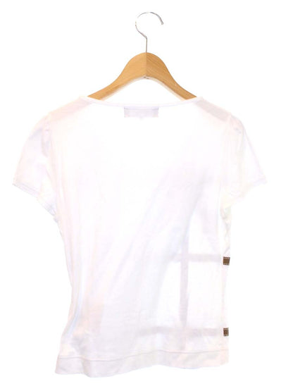 エムズグレイシー 915114 Tシャツ カットソー 38 ホワイト リボンモチーフ IT16IXC6U31Q