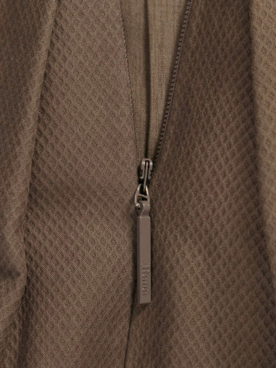 ルネ 5424030 スカート 34 ブラウン 裾カットワーク フレアー ITQMNOOTGFG2