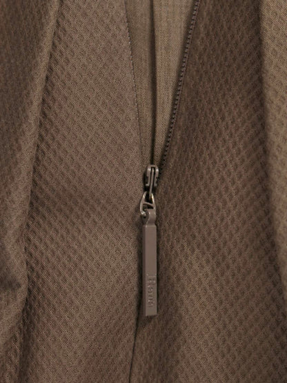 ルネ 5424030 スカート 34 ブラウン 裾カットワーク フレアー ITQMNOOTGFG2