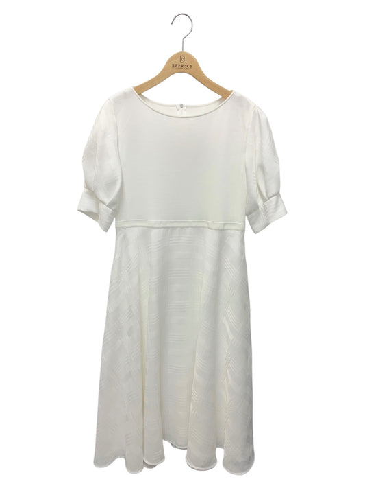 フォクシーブテック ドレス カリーナ 43481 ワンピース 40 ホワイト チェック ITS278DYTM2Q