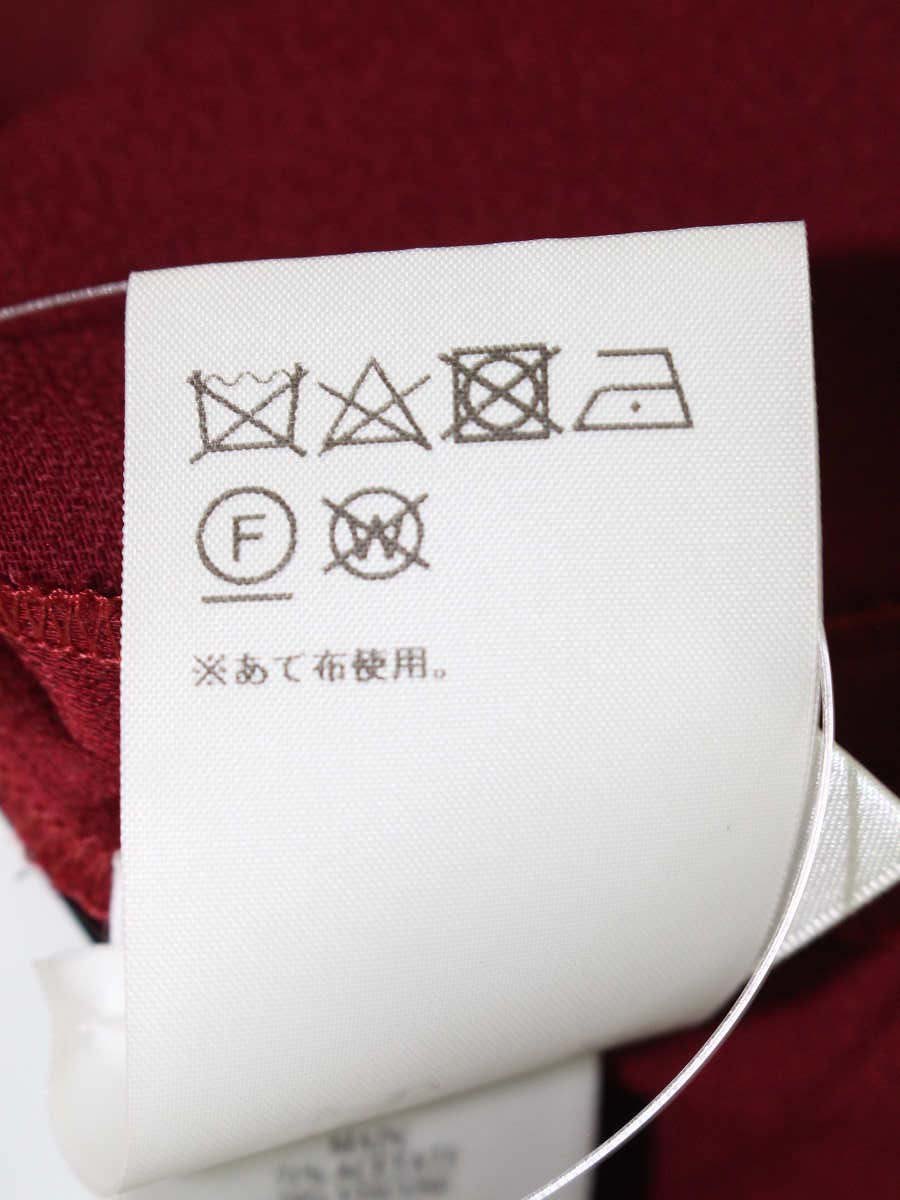 ヴィクトリアベッカム A24WDR005960B ワンピース 38 レッド Vネック タイト ITLNPZO1MXAF