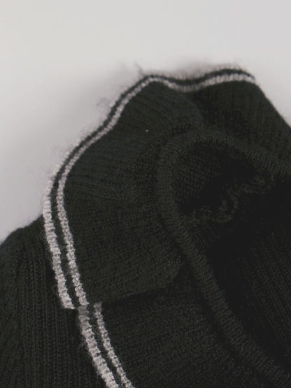 トゥービーシック W5N65-467-09 ニット 2 ブラック 衿フリル IT9DGV3IM13W