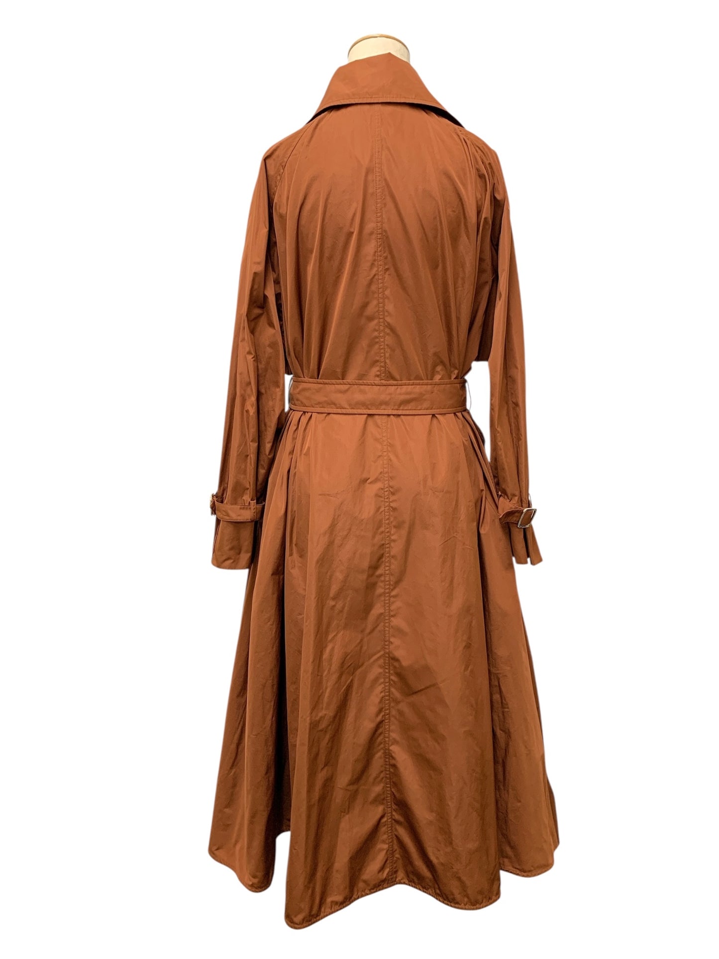 マックスマーラ Max Mara UVA テクニカル タフタ ダスター コート 40 ブラウン IT2SB91VQ2AC