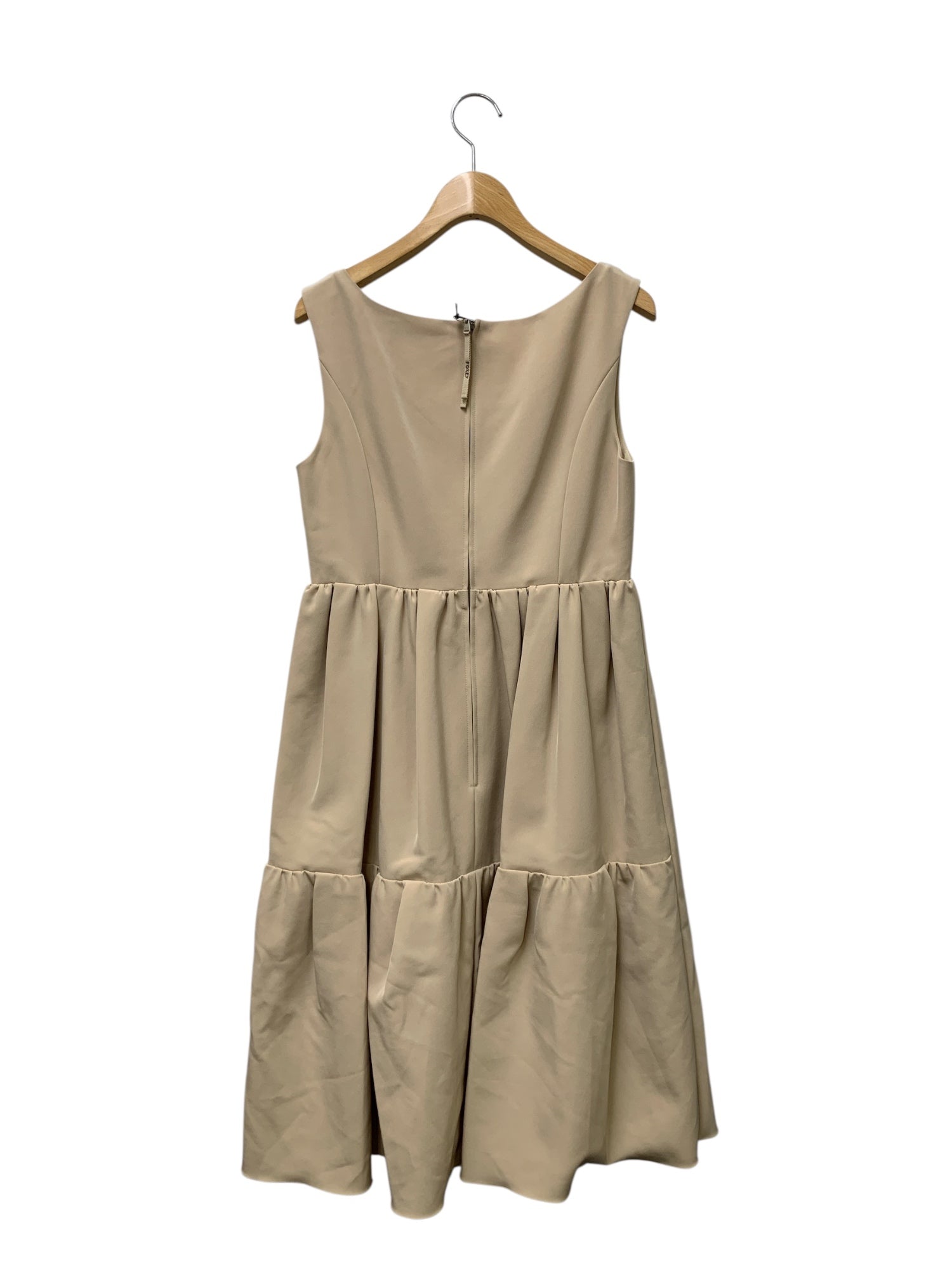 美品♡フォクシーニューヨーク モダンエンパイア ドレス ワンピース ベージュ フォクシーニューヨーク モダンエンパイアドレス 38330 ワンピース 40