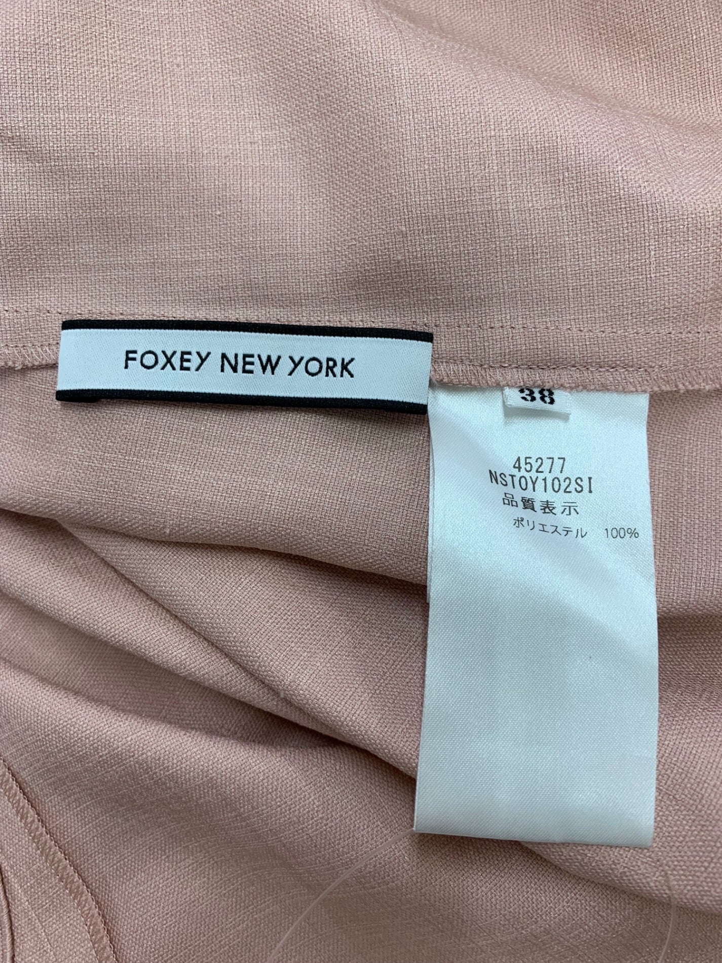 フォクシーニューヨーク Top Flounce Petal 45277 ブラウス 38 ピンク ITEPIRZXXEBQ