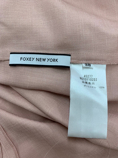 フォクシーニューヨーク Top Flounce Petal 45277 ブラウス 38 ピンク ITEPIRZXXEBQ