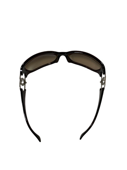 シャネル サングラス 6014 浜崎あゆみ着用 シルバーココマーク ブラウン ITKBD4MVGN5W