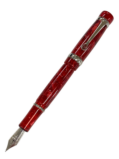 スティピュラ 万年筆 イ・カストーニ ロドリテ レッド M 14K ITY43CXF51G8