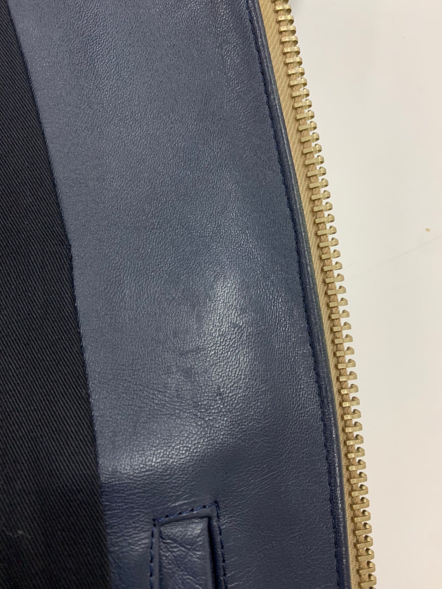 サンセットベイ CLYDE - NAVY ライダースジャケット 2 ネイビー シングル HORSE-HIDE IT6J9L87YTTQ