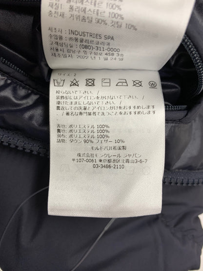 モンクレール CARDERE JACKET H20911A00105 54A81 ダウンジャケット 2 ネイビー フード ITA1E8N9PWJW