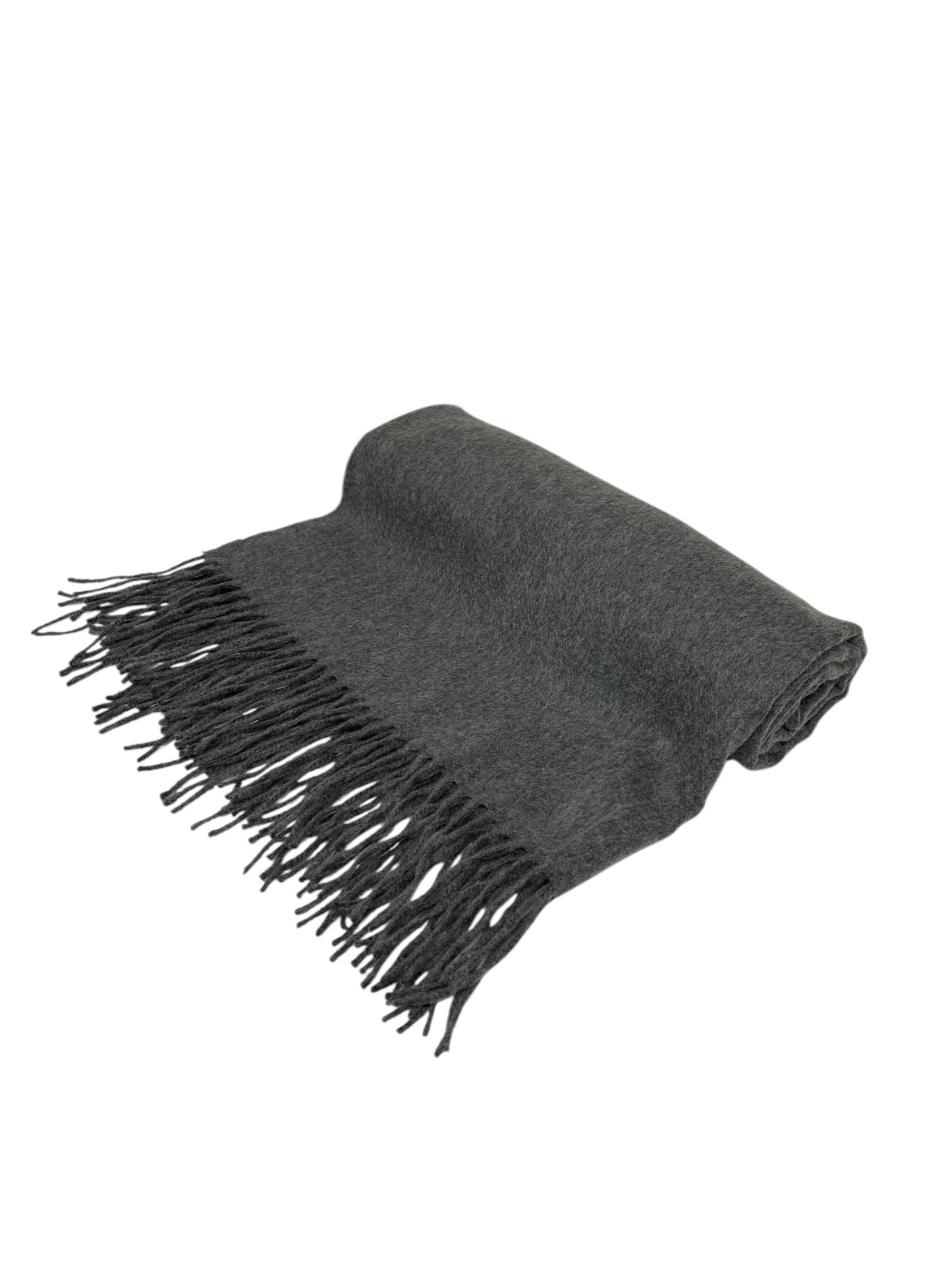 ジョンストンズ ストール グレー カシミヤ 大判 ITNEG2YS1V4N