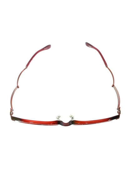 ラインアートシャルマン XL1472 メガネ レッド トリオ コンビフレーム オーバル ITZ1RA0ZAQDC