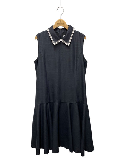 フォクシーニューヨーク Libre Dress 42738 ワンピース 42 ネイビー レース フレア ITJ3UGO962HI