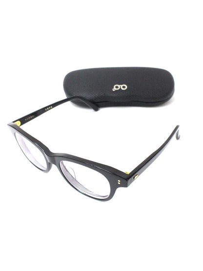 白山眼鏡店 HANK 1975 メガネ ブラック セルフレーム フルリム ウェリントン ITEW26WVYEDL