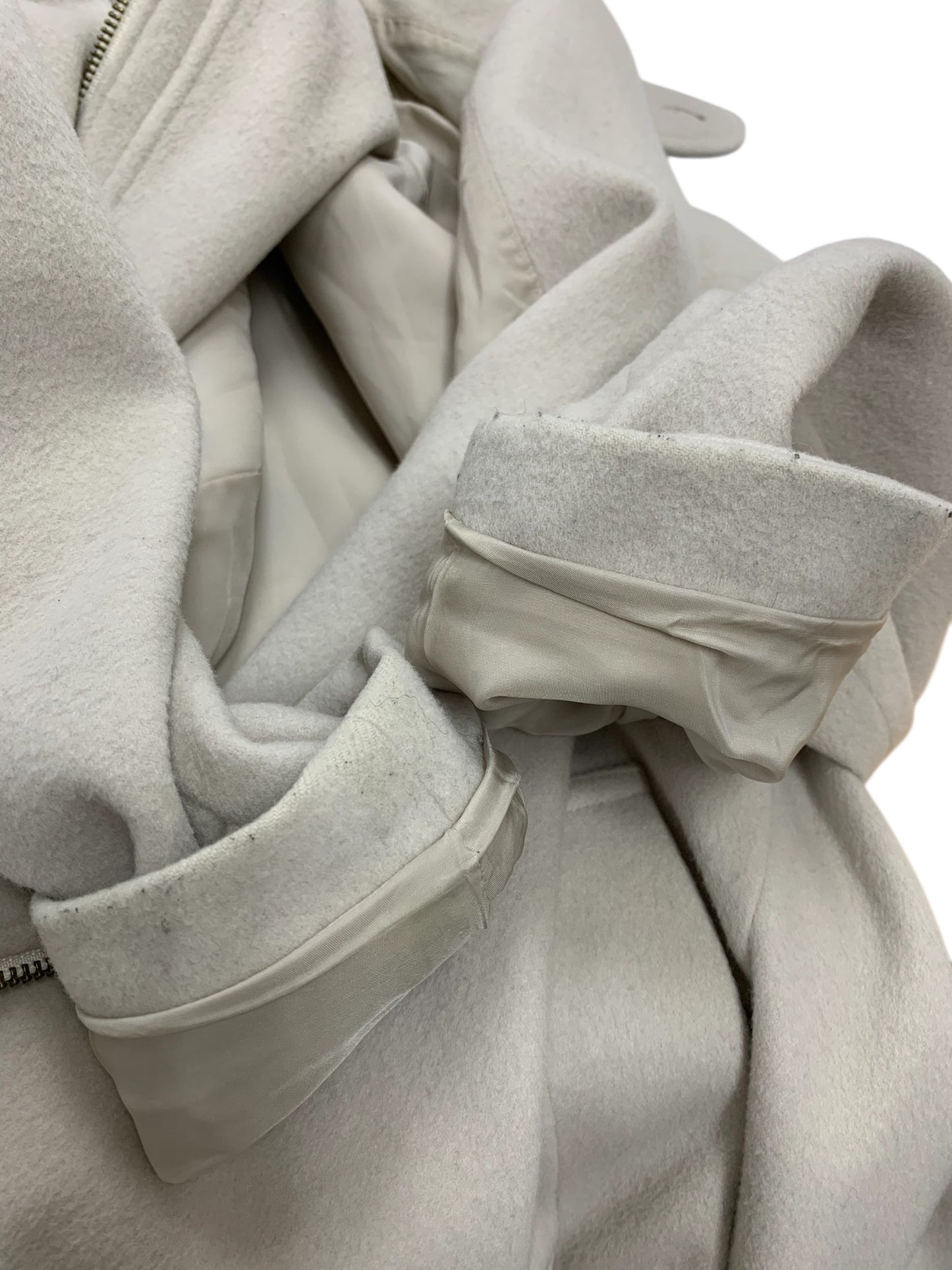 セオリーリュクス 03-8309628-300 コート 38 ベージュ ジップアップ フード ITCXDM6TGPQS