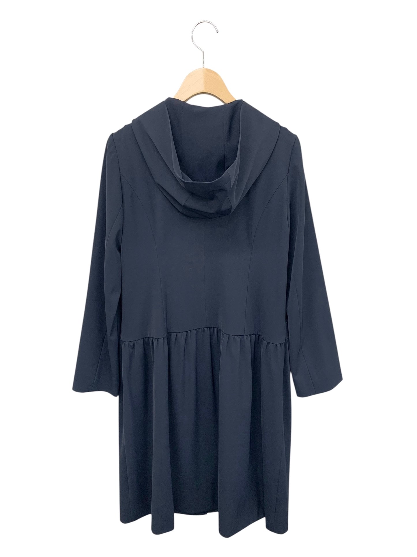 エムプルミエブラック C230-002 コート 36 ネイビー ナイロン ジップアップ ITDDIPWWLQZC