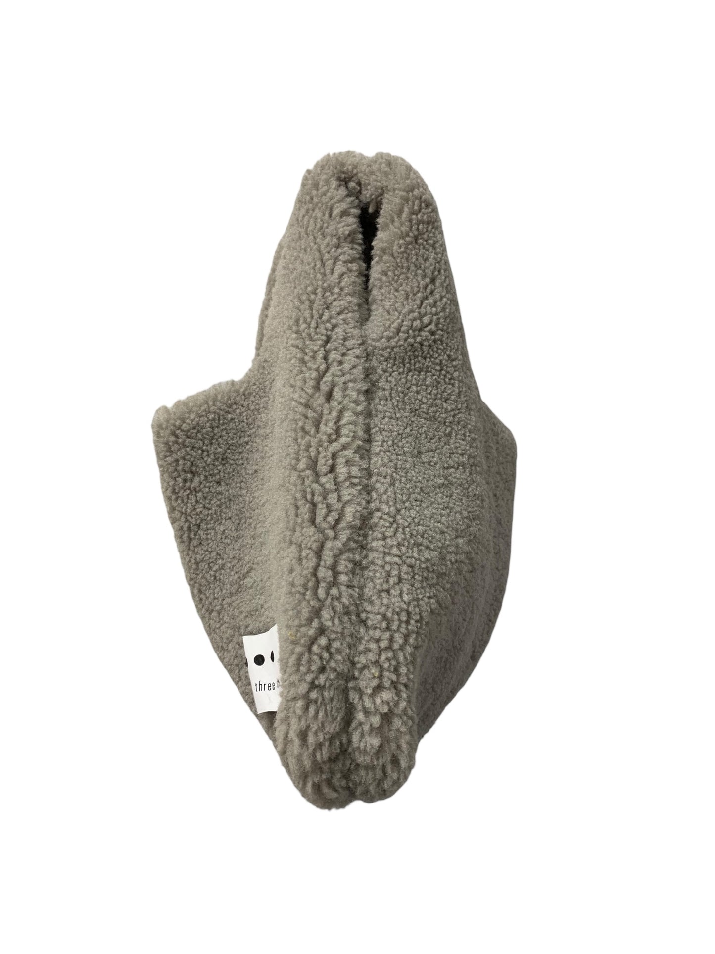 スリードッツ トートバッグ グレー ボア ファー ITUXHQIEBBD2