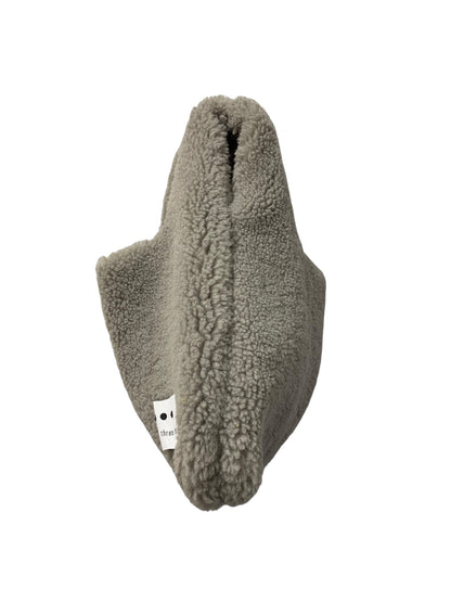 スリードッツ トートバッグ グレー ボア ファー ITUXHQIEBBD2