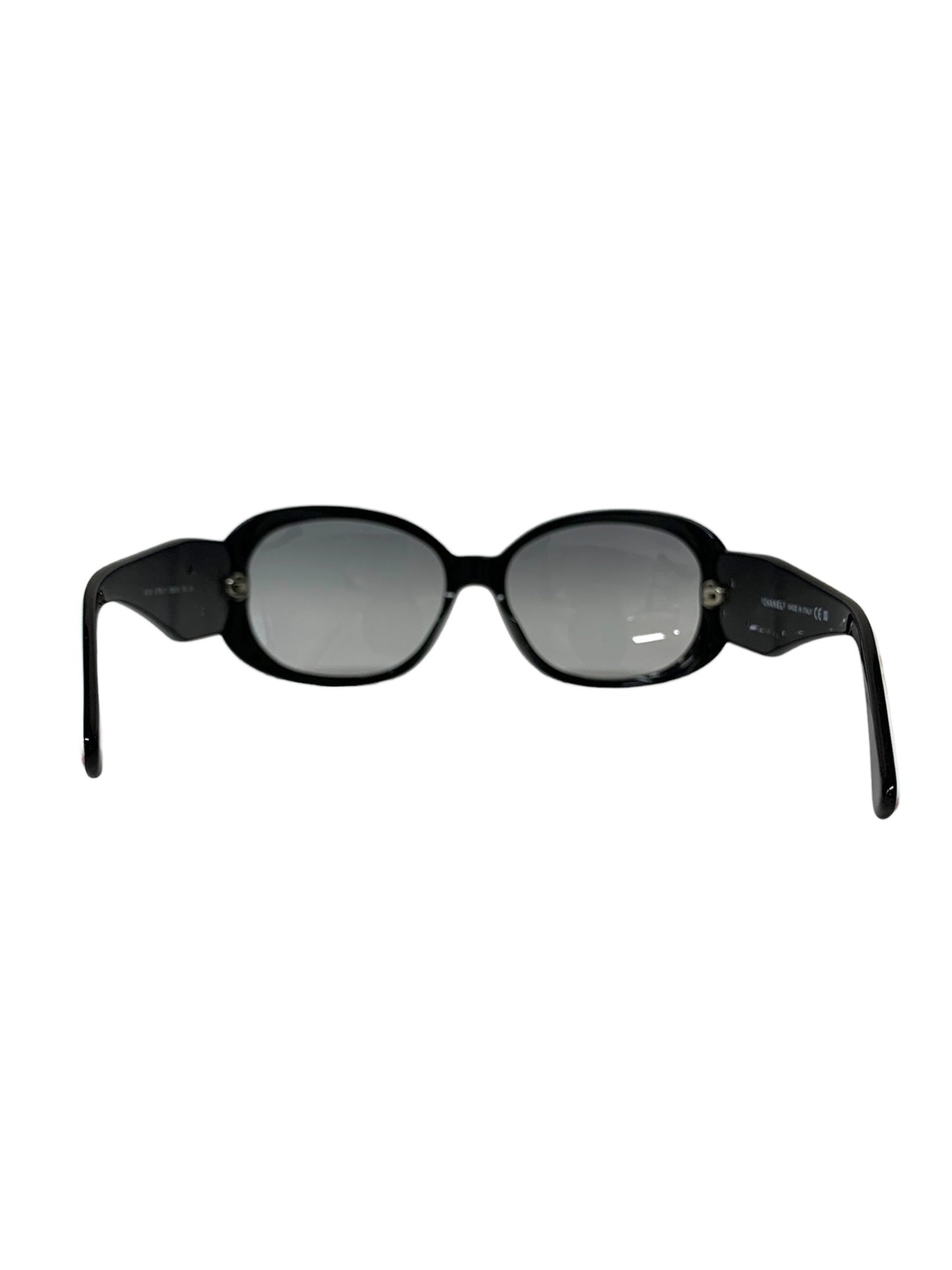 シャネル 5113 サングラス  ホワイト セルフレーム フルリム ウェリントン フラワー ITECYA8X1XNK