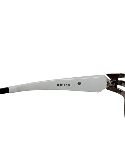 サムライ翔 SS-Y309 サングラス シルバー コンビフレーム スクエア ITB79UWF6R5K