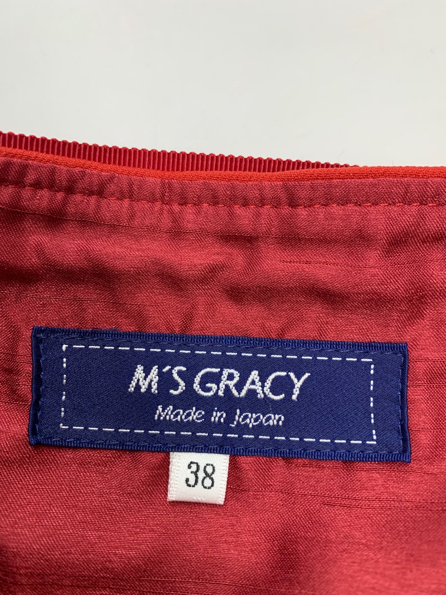 エムズグレイシー 117617 スカート 38 レッド フレア ITT7VFK7YF8G