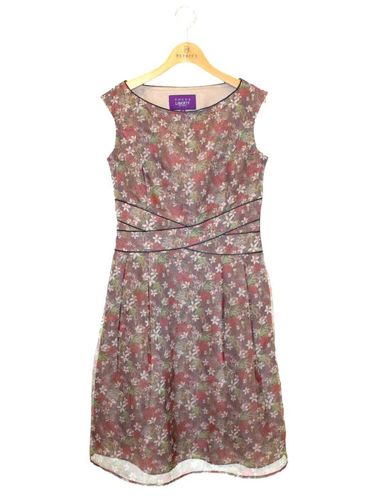 トッカ LIBERTY ART FABRICS OPTOGW0375 ワンピース 0 ブラウン フラワーモチーフ ITCV4ZT8WMM0