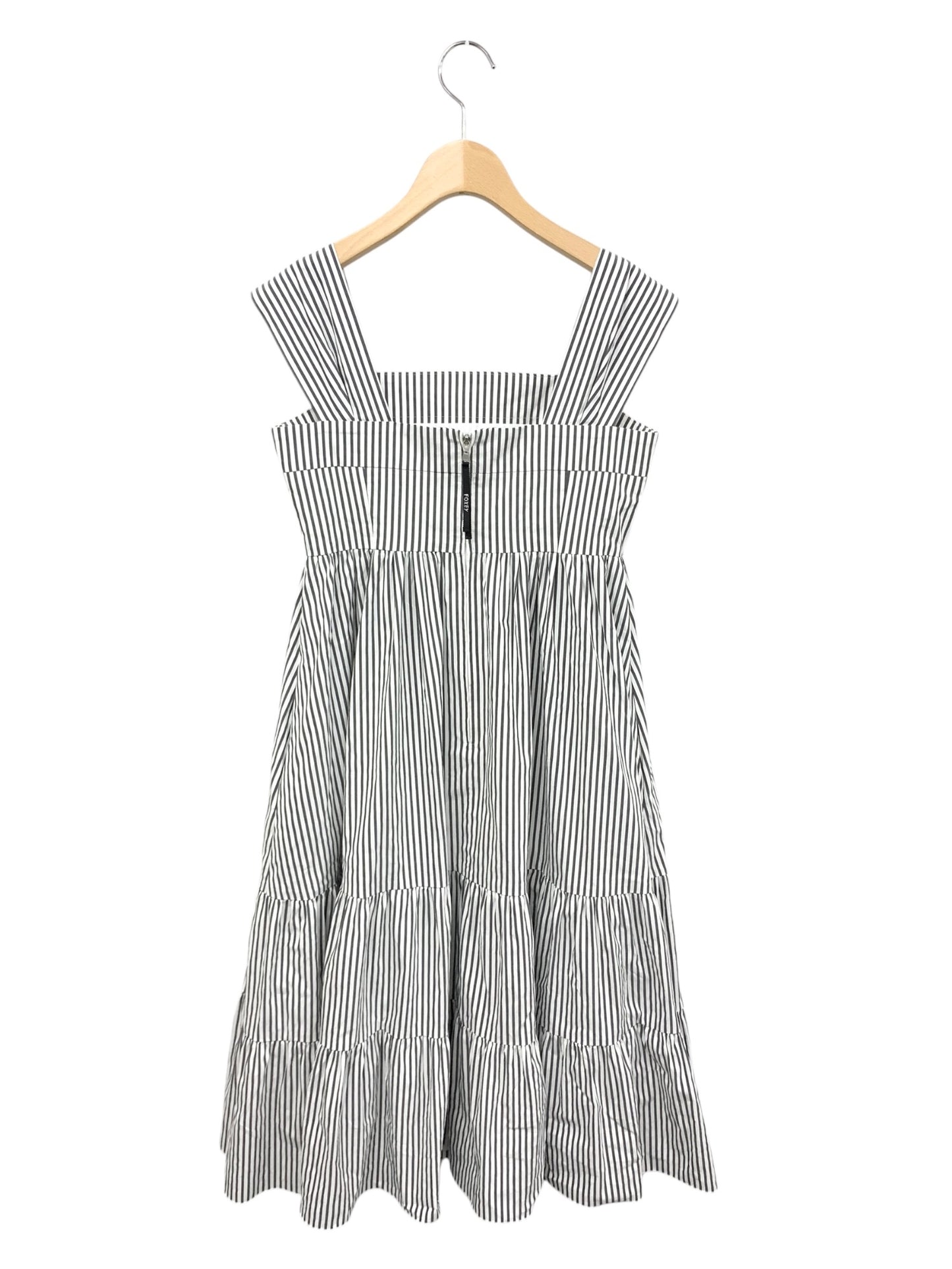 フォクシーニューヨーク 40094 ワンピース 38 ブラック Dress Vacance Stripe ITM1D6B2KHKS