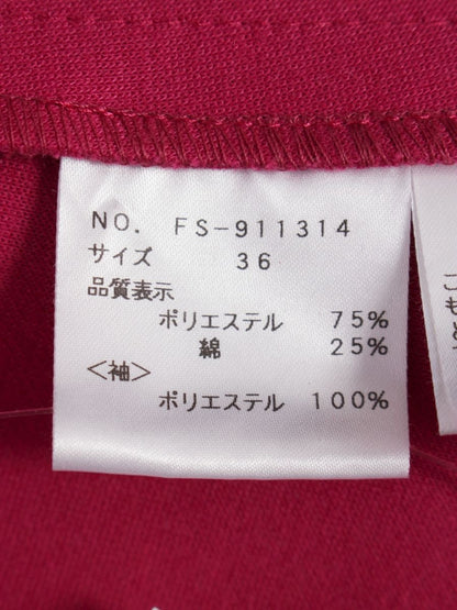 エムズグレイシー 911314 ワンピース 36 ピンク 袖リボン 異素材 ITCHM8LXA1PO