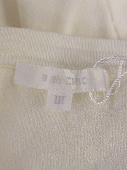 トゥービーシック W5F03-333-01 カーディガン 3 アイボリー 衿フリル ITJEUJX52J8G