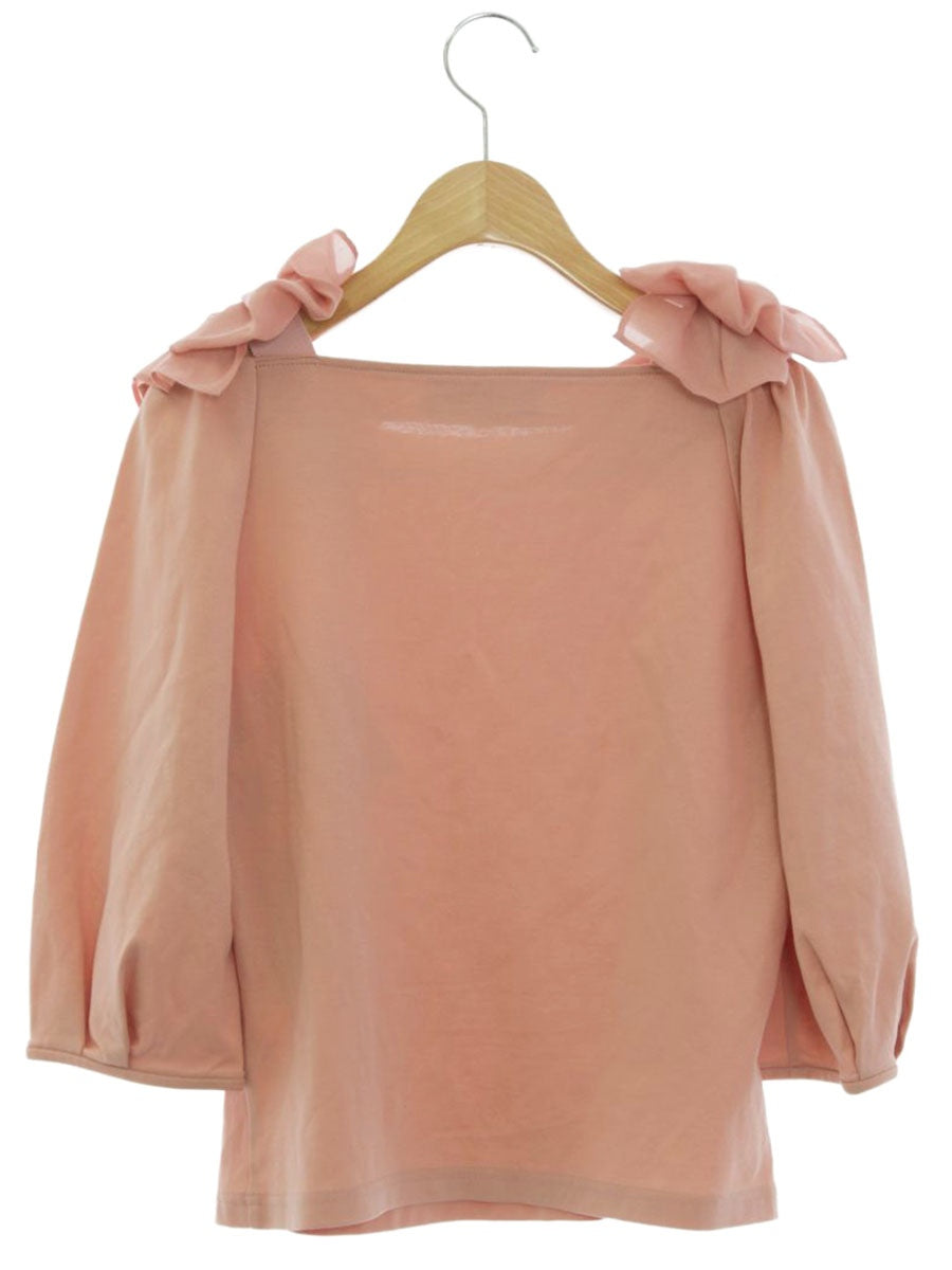 エムズグレイシー 915328 カットソー 40 ピンク ショルダービッグリボン ITT6NZRK8WEB