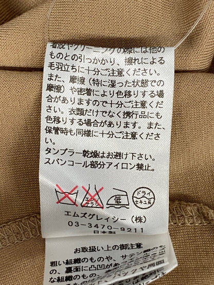 エムズグレイシー 225514 Tシャツ カットソー 40 ブラウン フラワーモチーフ スパンコール ITAET1MSPQDS 【SALE】