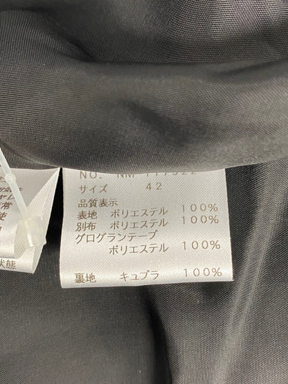 エムズグレイシー 117322 スカート 42 ブラック タック アイコンモチーフ IT1OZQG9WXG8