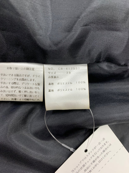 エムズグレイシー フリル・リボン付きタフタスカート 417531 38 ブラック ITQ9HPM6H5EP 【SALE】