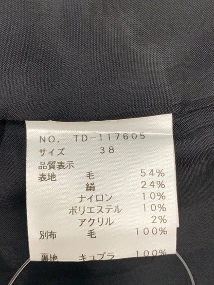 エムズグレイシー 117605 スカート 38 ブラック ウール混 肩紐付き ITFM16VHIYY2