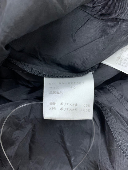 エムズグレイシー 821387 ワンピース 40 ブラック 花 リボン ITHAU5CXE47O