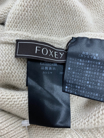 フォクシーブティック Knit Top Chouette 43916 ニット 38 ベージュ カシミヤ IT8SV2YJ3B4G