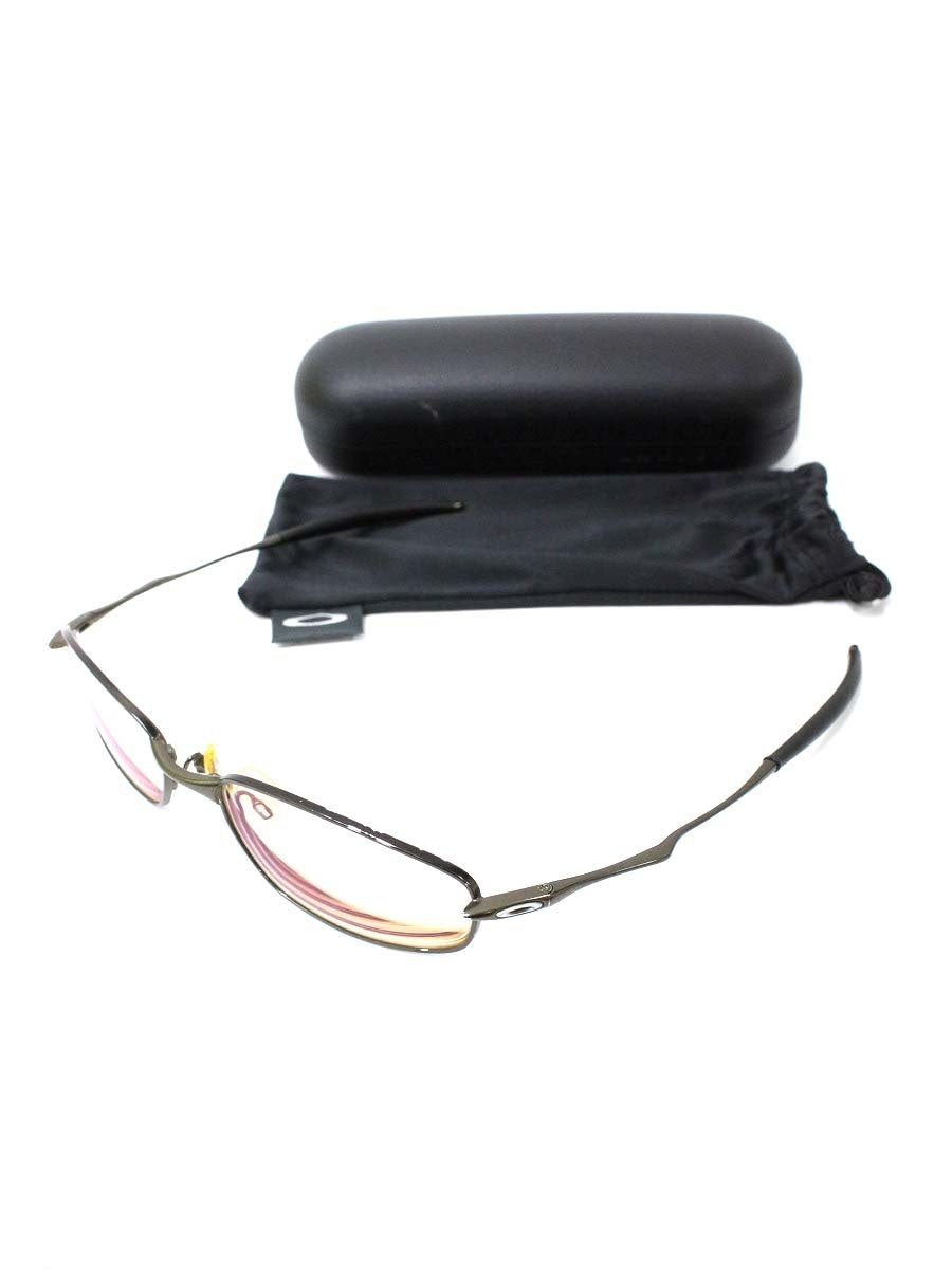 オークリー Whisker 6B メガネ ブラウン/ブラック オーバル ITJTE2GI1VTM