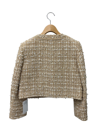 フォクシーブティック Petit Triomphe プチトリオンフ 39873 ジャケット 38 ベージュ ツイード IT9I3Q4GVCQO