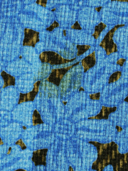 エムズグレイシー 627568 スカート 40 ブラウン/ブルー ウール 花柄 ITA7K59W4JZS