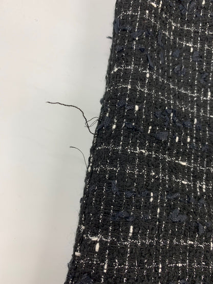 エムズグレイシー 316701 ワイドパンツ 40 ブラック ツイード パール IT9YREBV4GYK