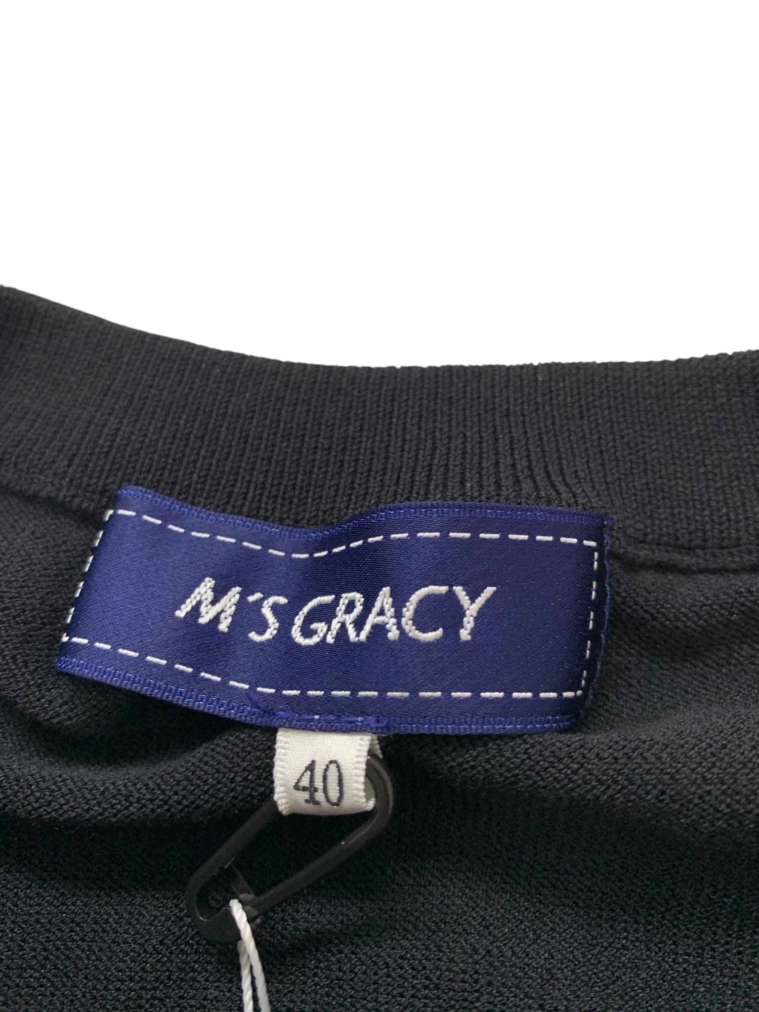 エムズグレイシー 318315 カーディガン 40 ブラック エッフェル