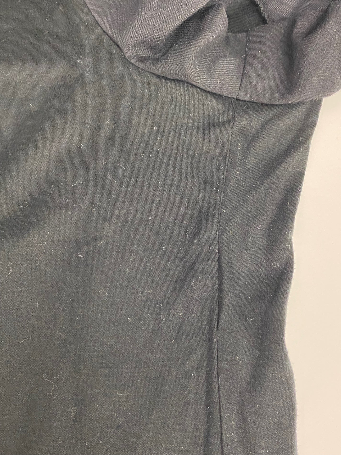 エムズグレイシー 325306 Tシャツ 38 ブラック カットソー リボンモチーフ パフスリーブ IT14JWGCCQC6