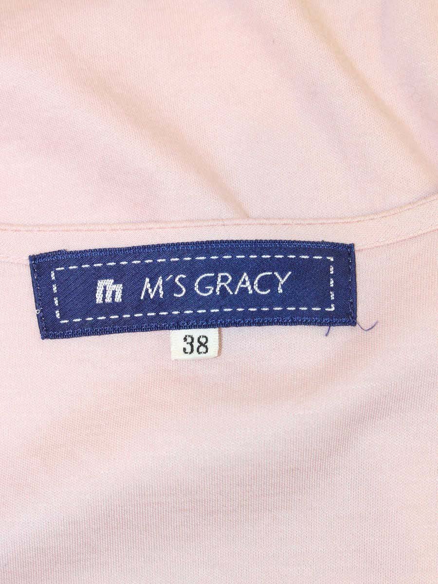 エムズグレイシー 425012 Tシャツ カットソー 38 ピンク フリル IT47YR1A10MU