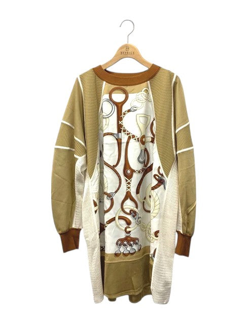 エルメス 4E2825DV ワンピース 34 ベージュ ツイルレーヌ IT7M9RYQ7CUS 【SALE】