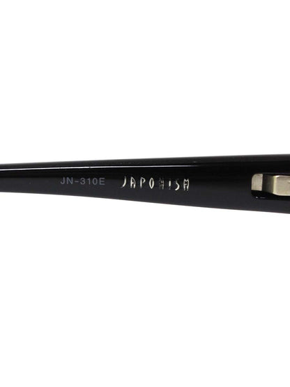 ジャポニスム JN-310E メガネ パープル/ブラック セルフレーム フルリム スクエア ITBOCS89Q9RK